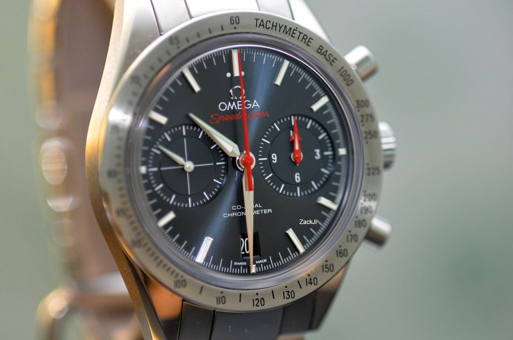omega speedmaster 57 blue